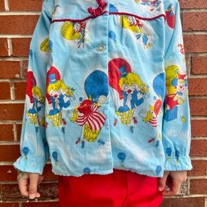 Vintage Kids Flannel Pyjama Top